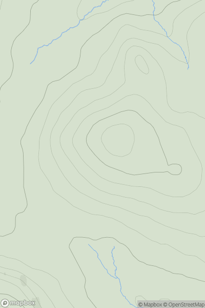 Thumbnail image for Am Maol [North Skye and Raasay] showing contour plot for surrounding peak
